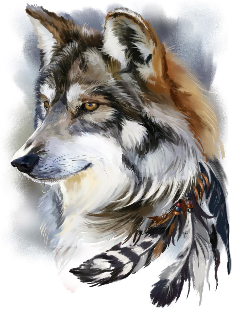 Wolf Paint By Numbers