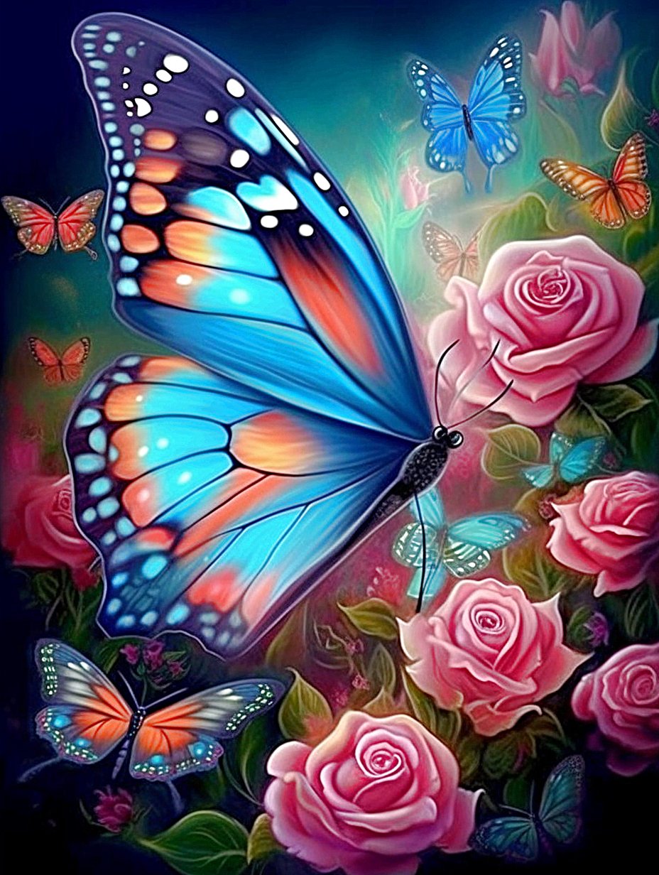 Butterfly Paint By Numbers