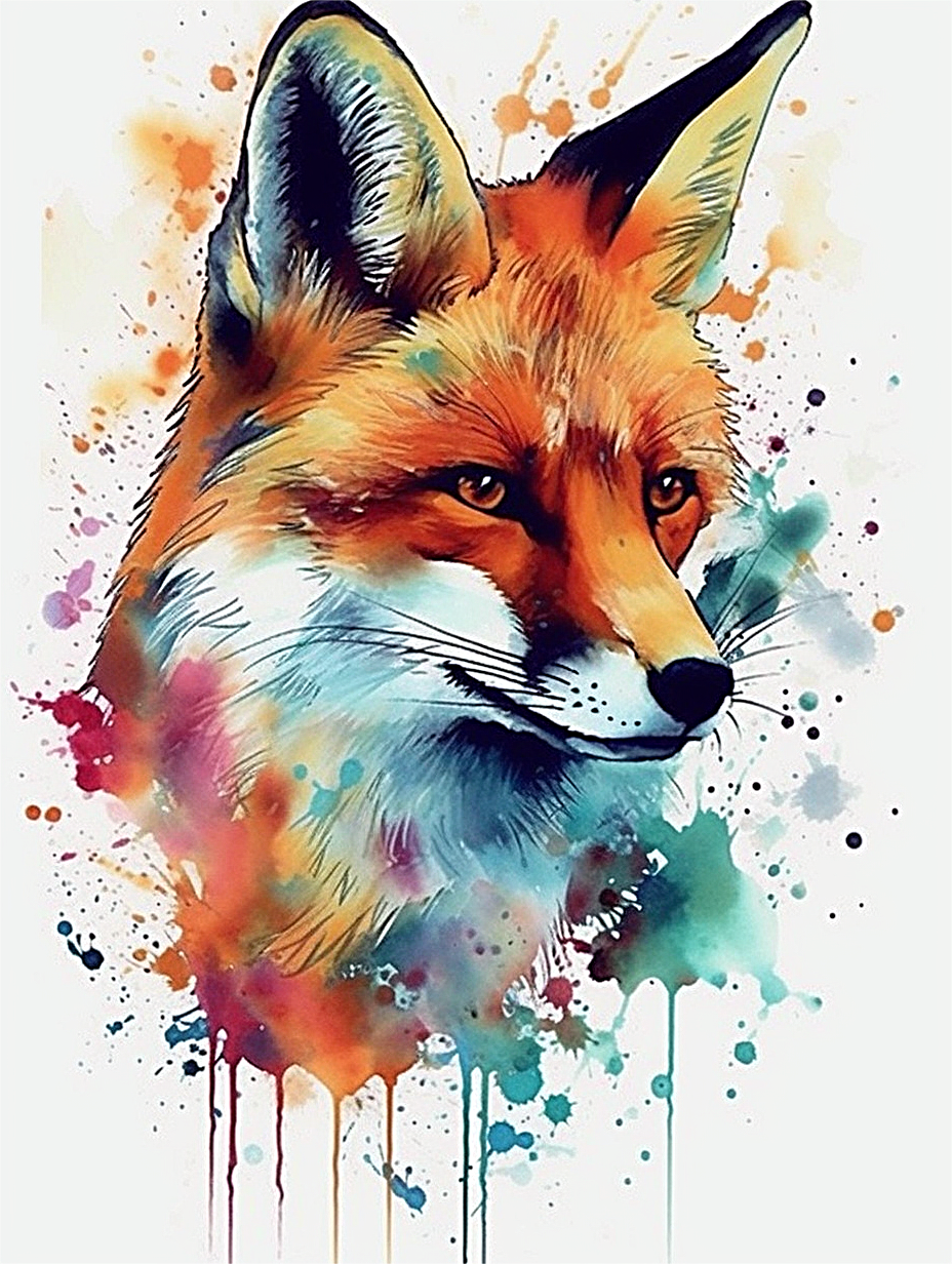 Fox Paint By Numbers