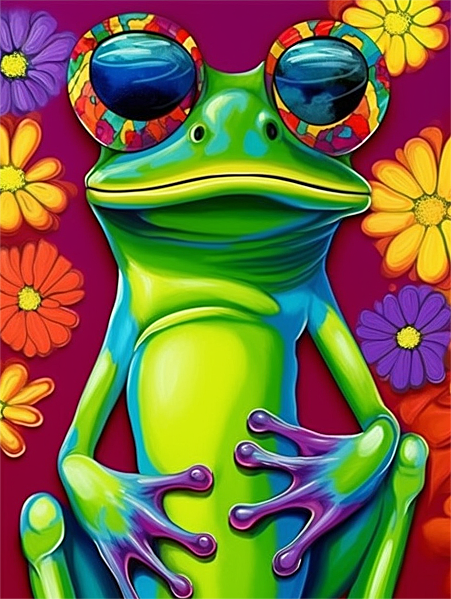 Frog Paint By Numbers