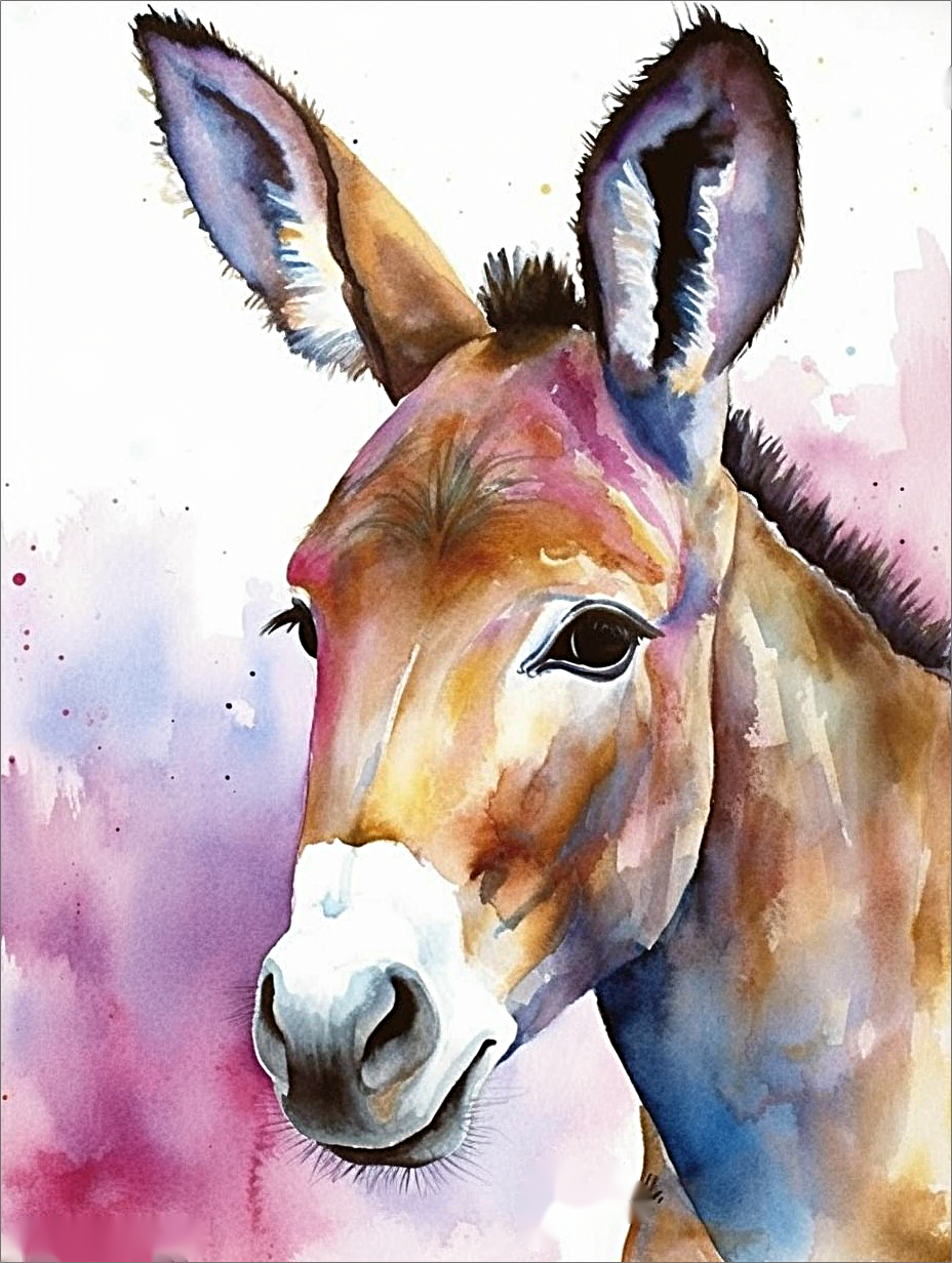 Donkey Paint By Numbers