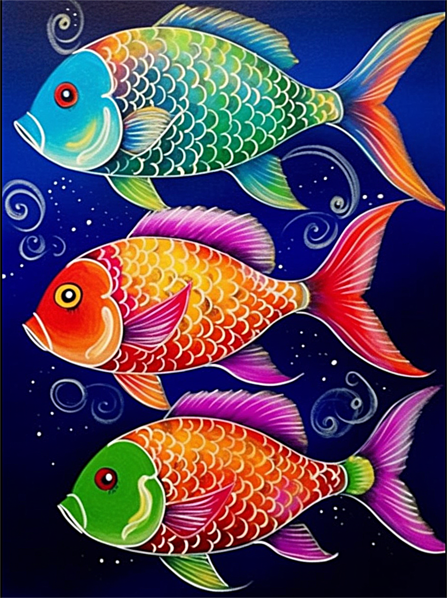 Fish Paint By Numbers
