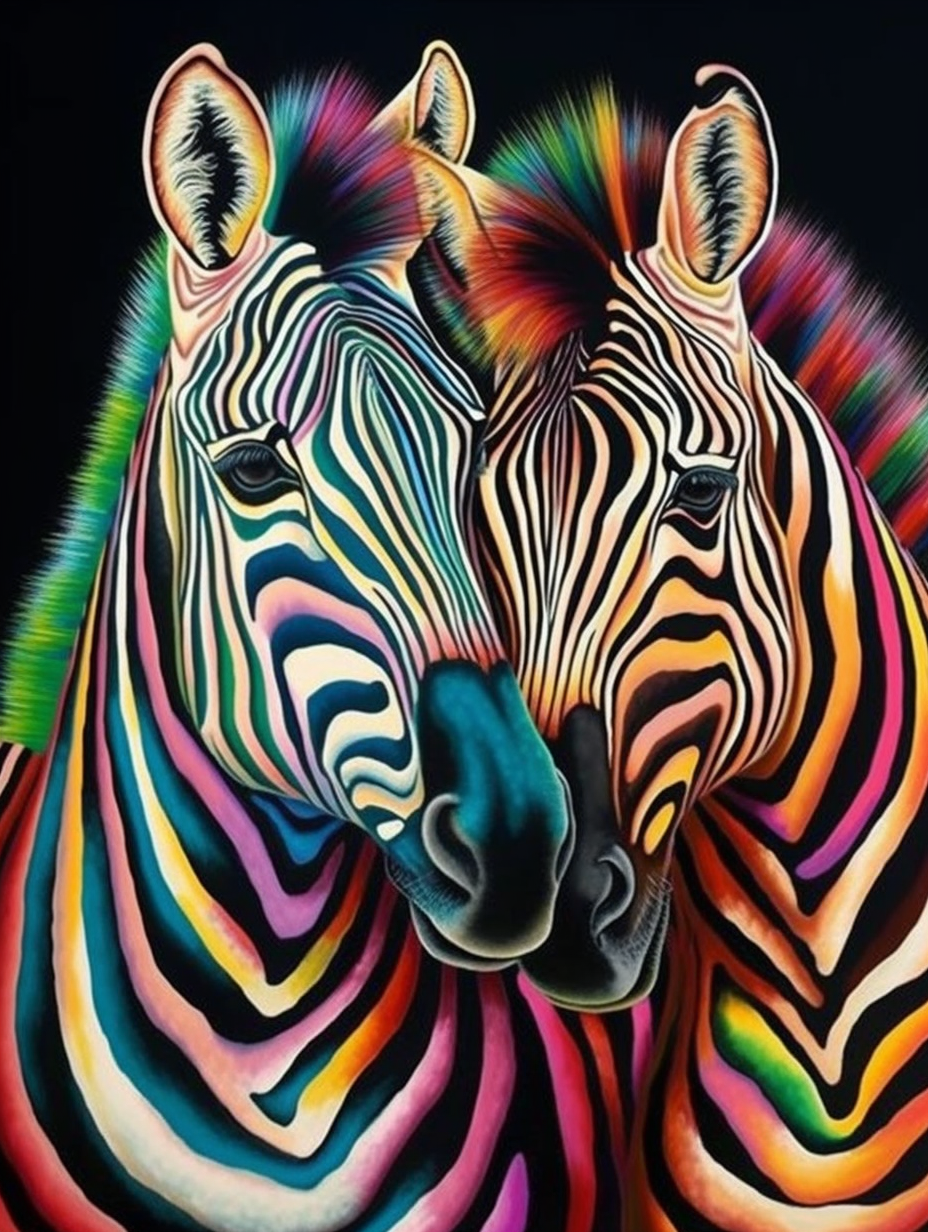 Zebra Paint By Numbers