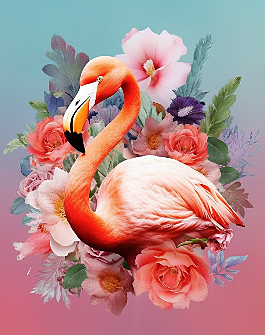 Flamingo Paint By Numbers