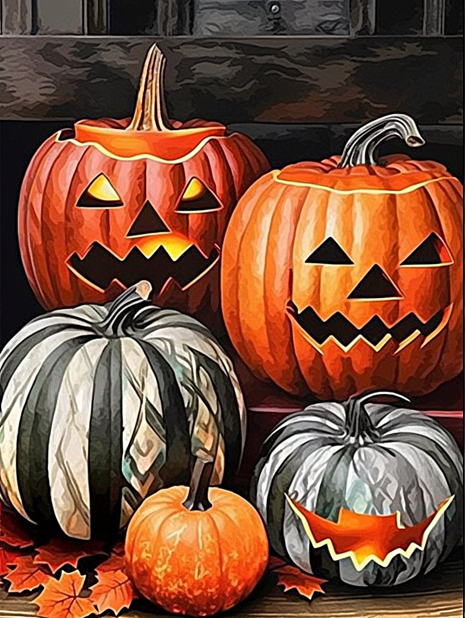 Halloween Paint By Numbers