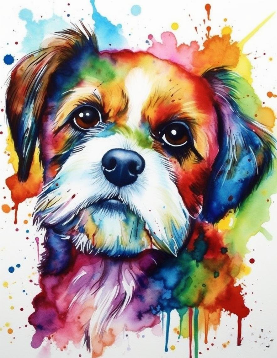 Dog Paint By Numbers
