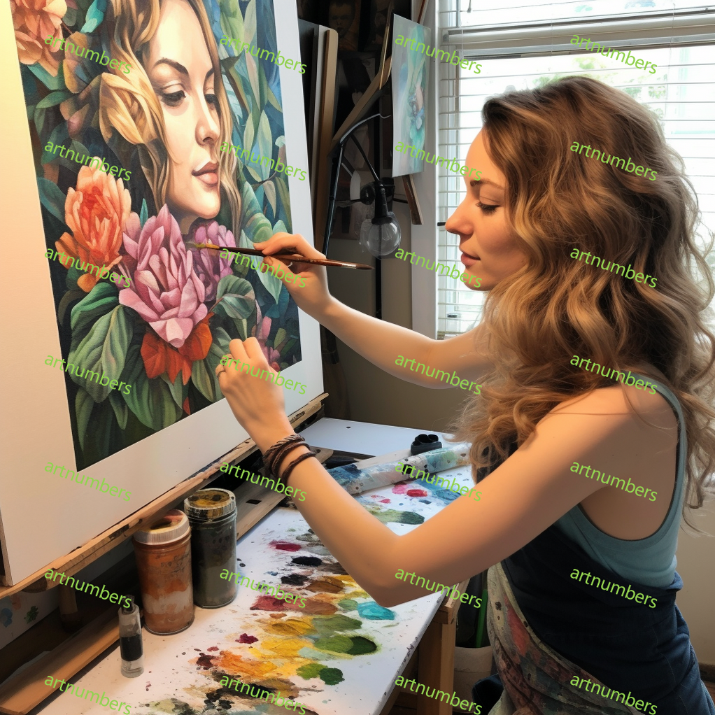 Personalised Photo Custom Diy Paint By Numbers Kits Uk PBN90268