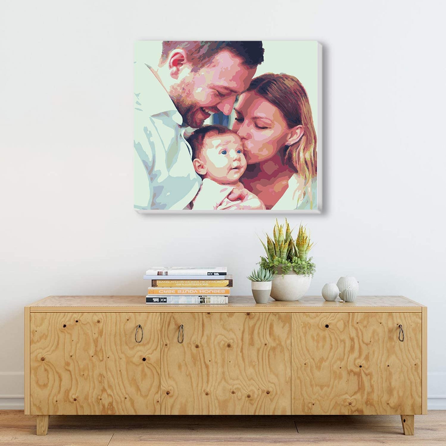 Personalised Photo Custom Diy Paint By Numbers Kits Uk PBN90268