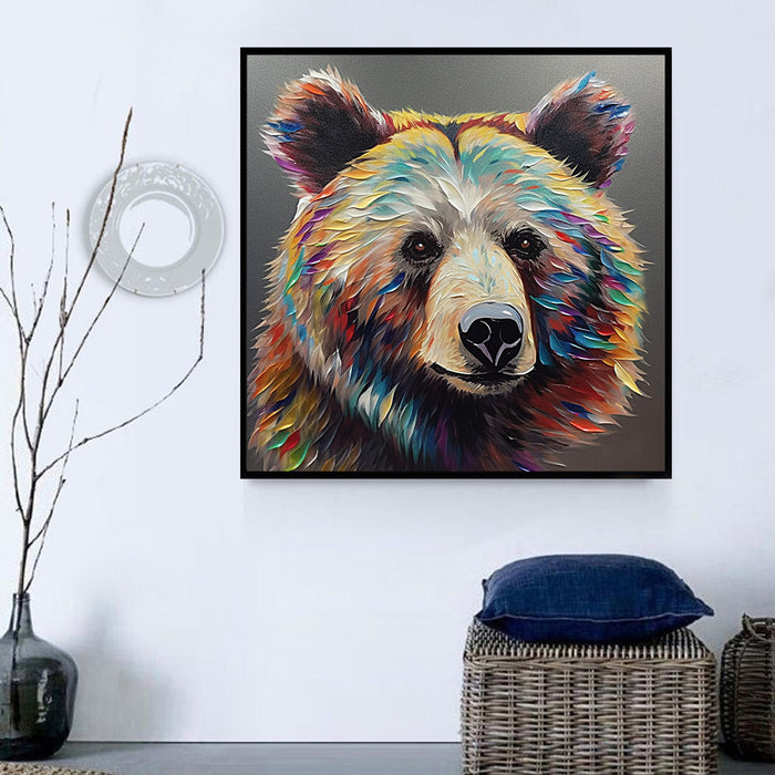 Bear Paint By Numbers Kits UK MJ2173