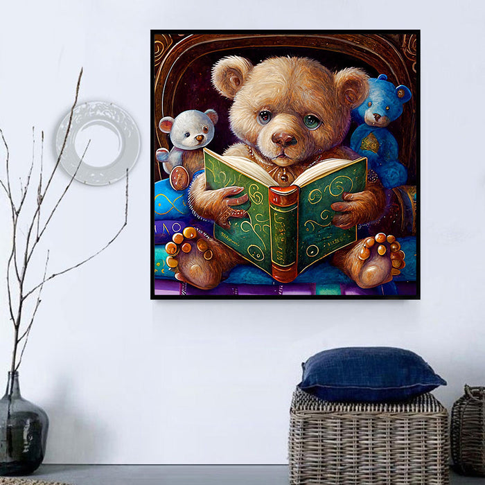 Bear Paint By Numbers Kits UK MJ2174