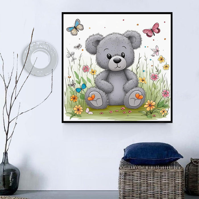 Bear Paint By Numbers Kits UK MJ2178