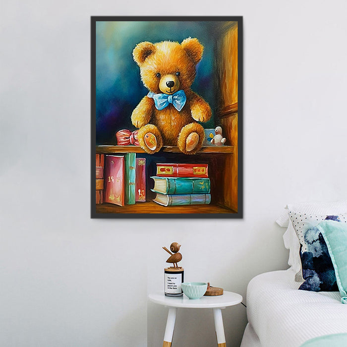 Bear Paint By Numbers Kits UK MJ2196