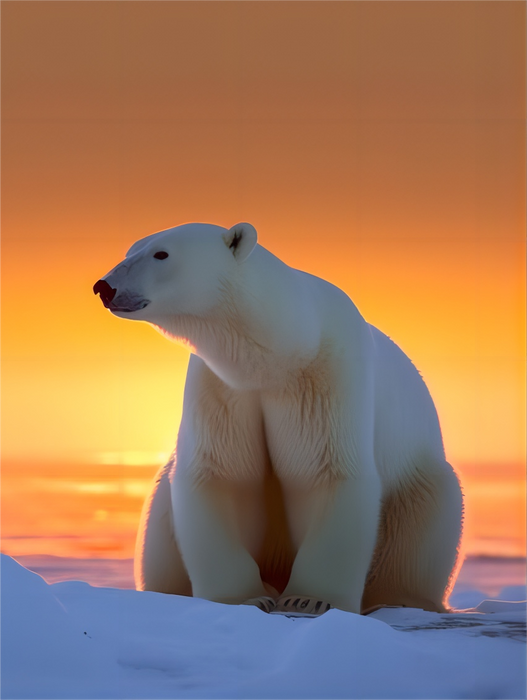 Bear Paint By Numbers Kits UK MJ2199