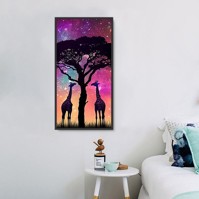 Giraffe Diy Paint By Numbers Kits UK For Adult Kids MJ2220