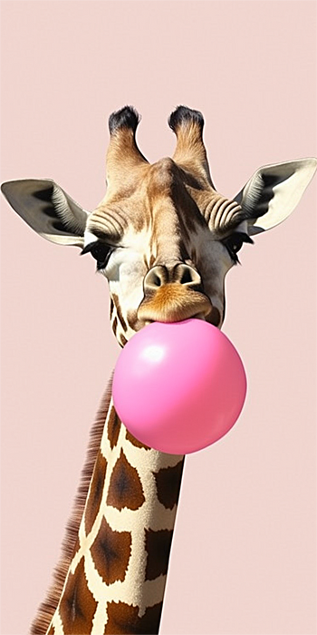 Giraffe Diy Paint By Numbers Kits UK For Adult Kids MJ2222