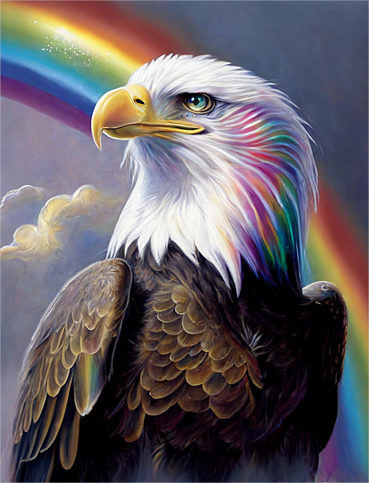 Eagle Paint By Numbers Kits UK MJ2286