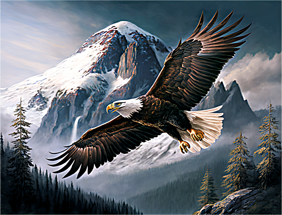 Eagle Paint By Numbers Kits UK MJ2300