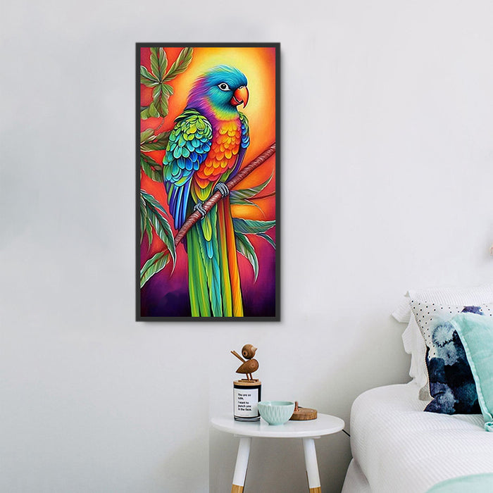 Parrot Diy Paint By Numbers Kits UK For Adult Kids MJ2315