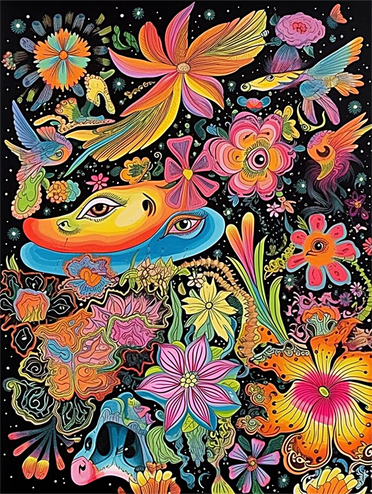 Pattern Paint By Numbers Kits UK MJ2364