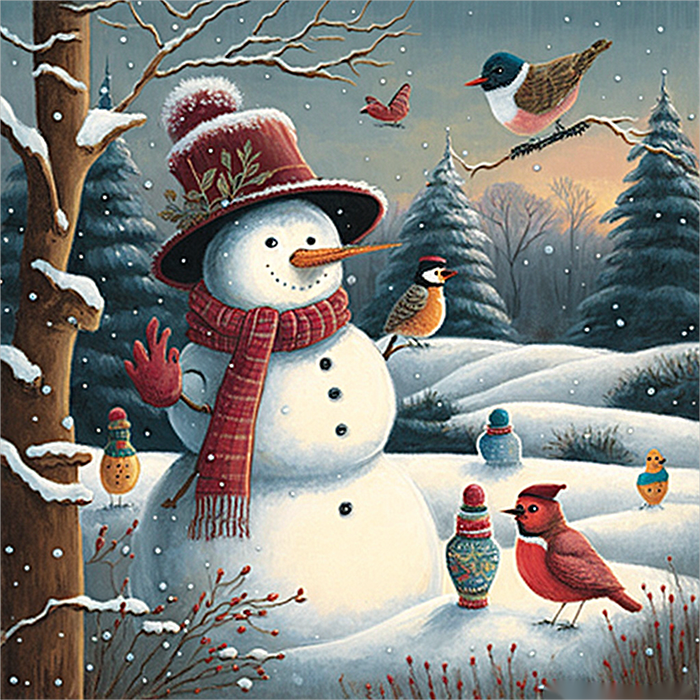 Christmas Paint By Numbers Kits UK MJ2389