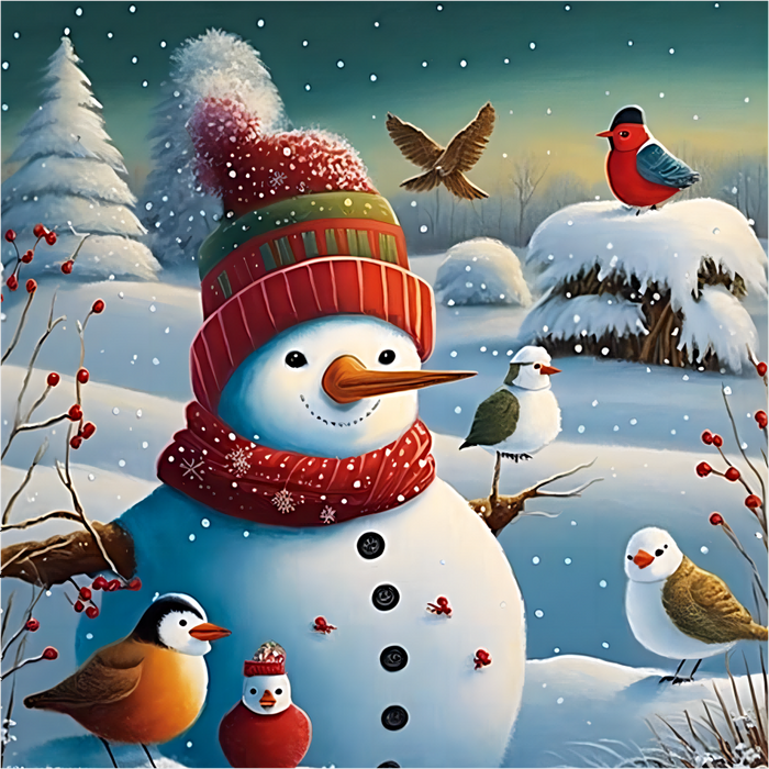Christmas Paint By Numbers Kits UK MJ2395