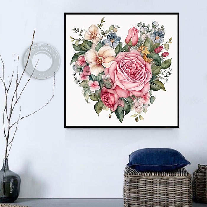 Flower Paint By Numbers Kits UK MJ2478