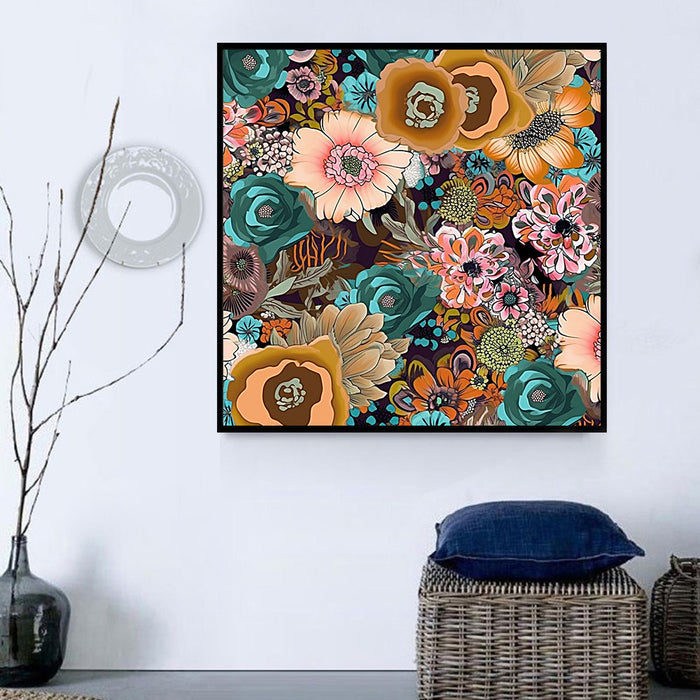 Flower Paint By Numbers Kits UK MJ2479