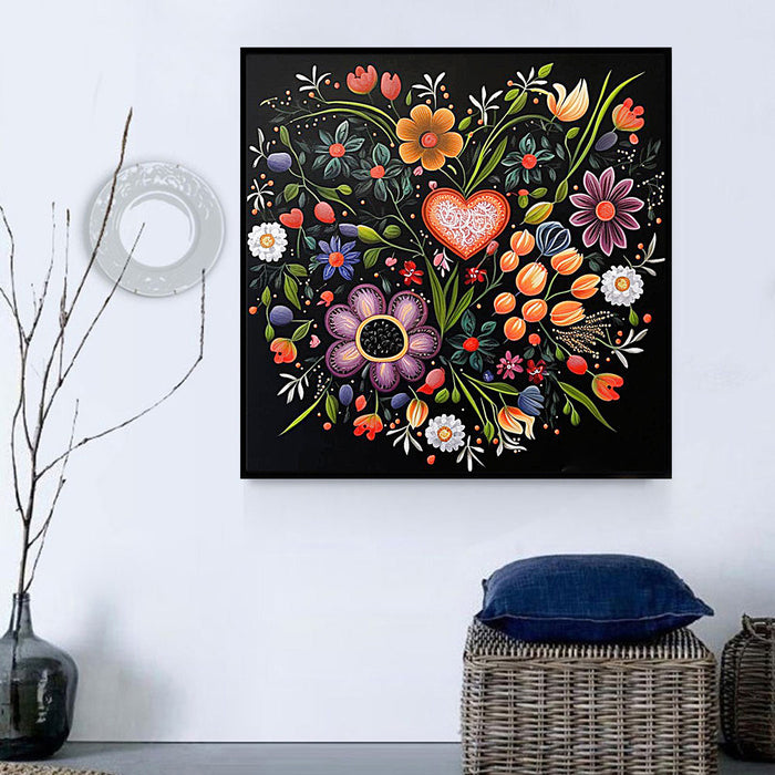 Flower Paint By Numbers Kits UK MJ2482