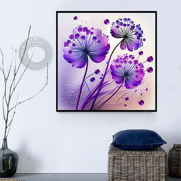 Flower Paint By Numbers Kits UK MJ2483