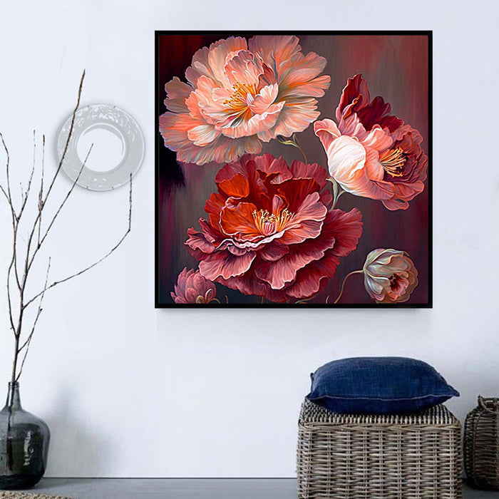 Flower Paint By Numbers Kits UK MJ2484