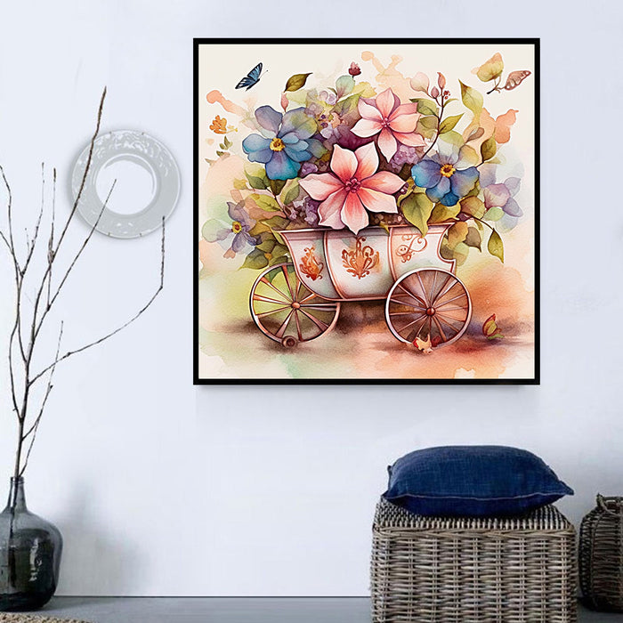 Flower Paint By Numbers Kits UK MJ2491