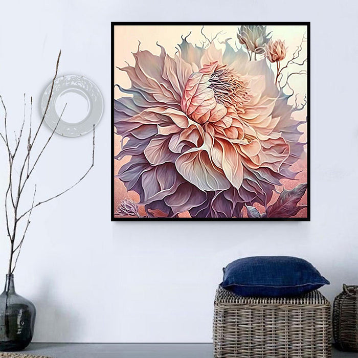 Flower Paint By Numbers Kits UK MJ2493