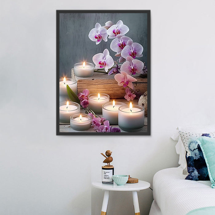 Flower Paint By Numbers Kits UK MJ2501