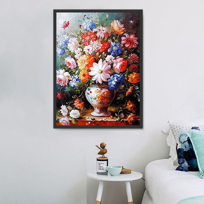 Flower Paint By Numbers Kits UK MJ2532