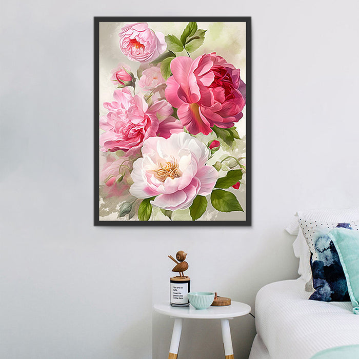 Flower Paint By Numbers Kits UK MJ2540