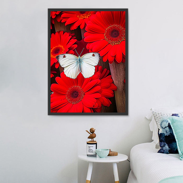 Flower Paint By Numbers Kits UK MJ2552