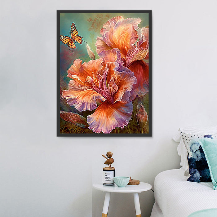 Flower Paint By Numbers Kits UK MJ2565