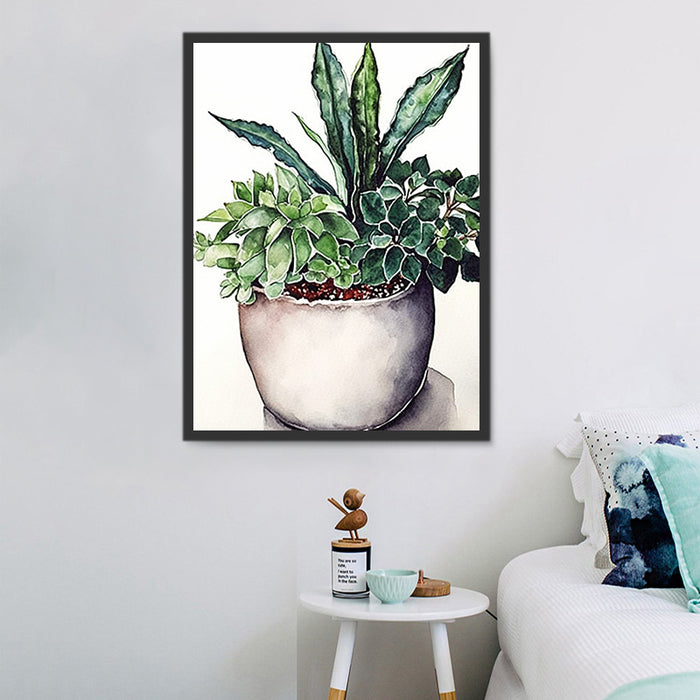 Plant Paint By Numbers Kits UK MJ2574