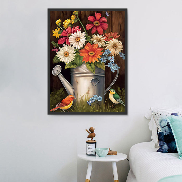 Flower Paint By Numbers Kits UK MJ2595