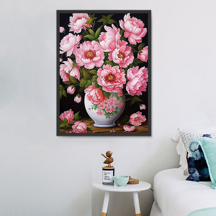 Flower Paint By Numbers Kits UK MJ2596