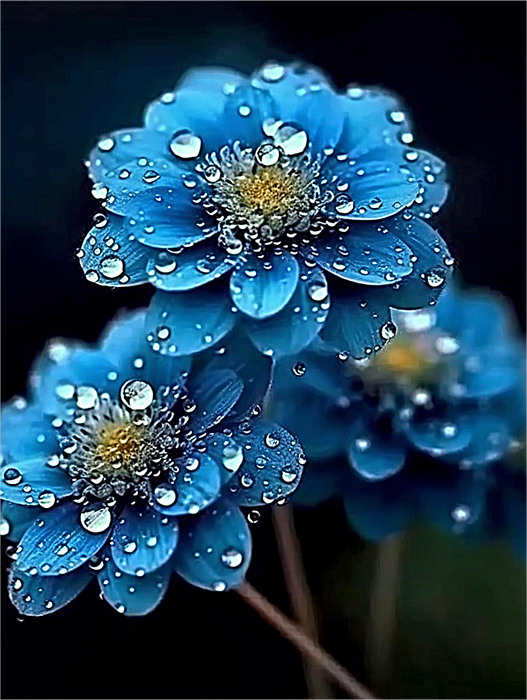 Flower Paint By Numbers Kits UK MJ2601