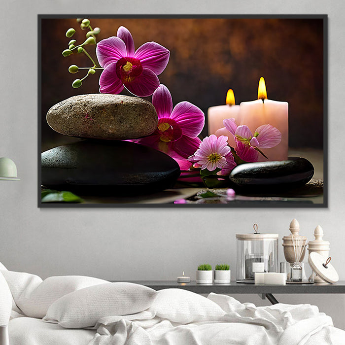 Flower Paint By Numbers Kits UK MJ2614