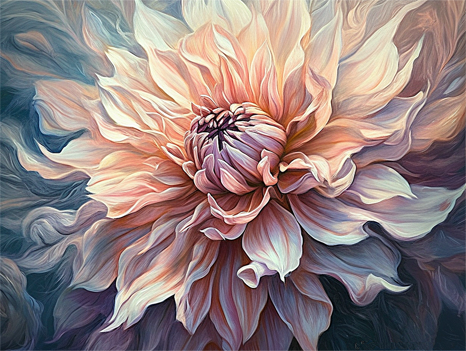 Flower Paint By Numbers Kits UK MJ2617