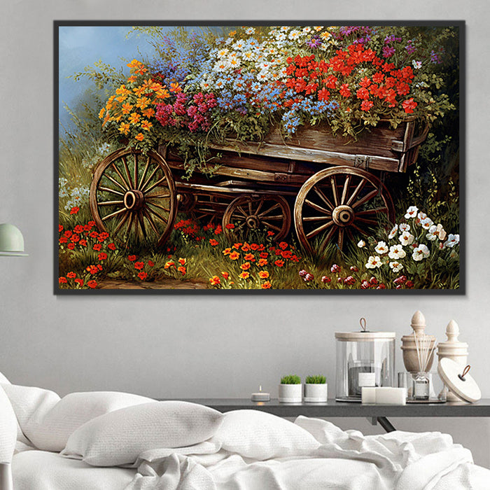 Flower Paint By Numbers Kits UK MJ2620