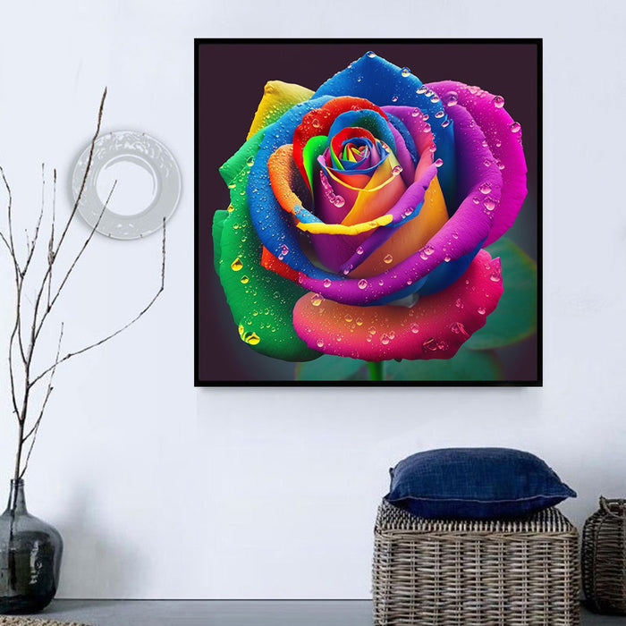 Rose Paint By Numbers Kits UK MJ2660