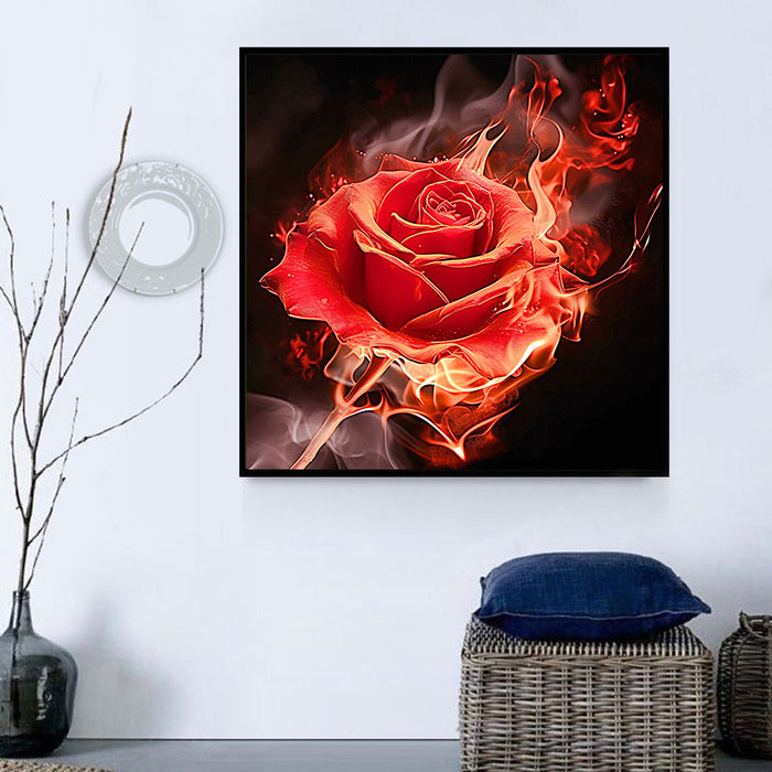 Rose Paint By Numbers Kits UK MJ2668