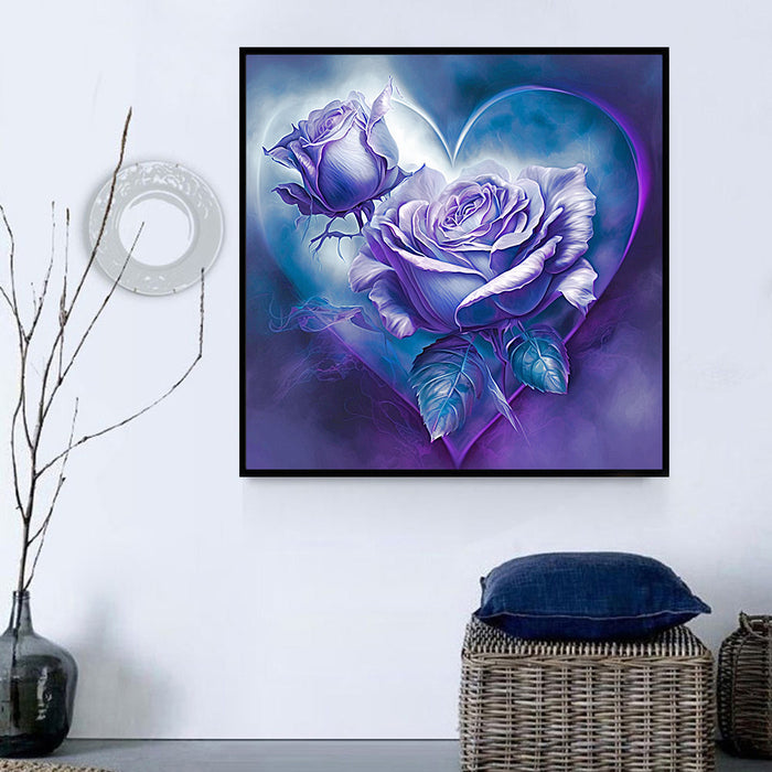 Rose Paint By Numbers Kits UK MJ2670