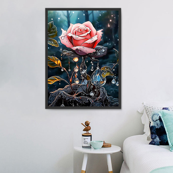 Rose Paint By Numbers Kits UK MJ2697