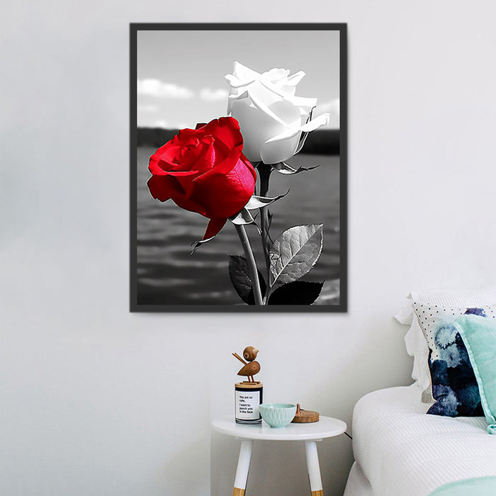 Rose Paint By Numbers Kits UK MJ2703