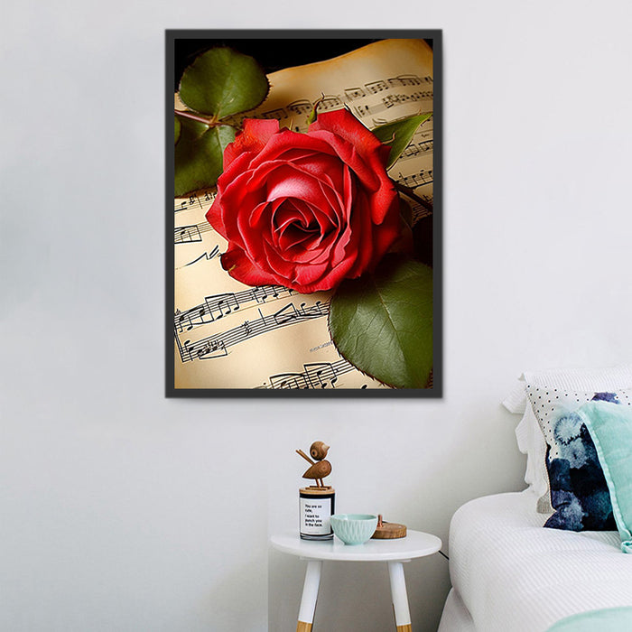 Rose Paint By Numbers Kits UK MJ2720